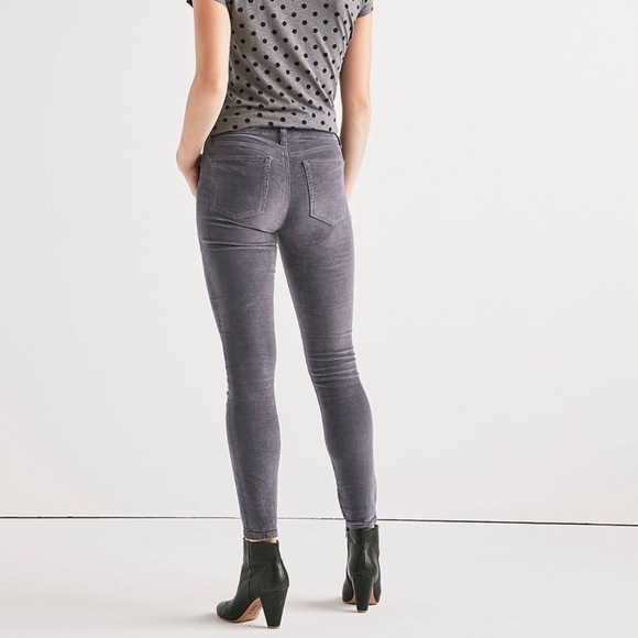 Lucky Brand Gray Ava Mid Rise Skinny Cords 2/26 - Picture 7 of 7